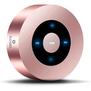 VornixorSarlshop-Smart Touch Enceinte Bluetooth XLeader SoundAngel A8 (3rd Gen) Premium or rose Mini Haut-parleur avec &eacute;tui &eacute;tanche Portable Micro AUX 15H Son de Cristal pour iPhone iPad Tablette Dou - Neuf