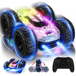 ERYI-Voiture Télécommandée Tout Terrain 4X4 Jouet Enfant, Voiture De Course Rotation À 360 Degrés Rechargeable Camion Radiocommandée Rc Car Jeux Exterieur Intérieur Cadeau Anniversaire Noël Garçon Fi - Neuf