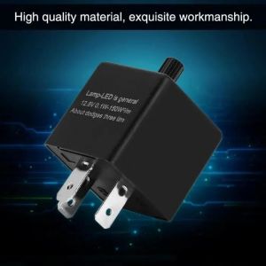 Relais clignotants - LAV - 12V - R&eacute;glable en vitesse - Compatible LED et ampoules ordinaires - 3 broches - Neuf