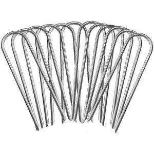 Trampoline Pieu D'air En Forme De U Ancrage Au Sol De S&eacute;curit&eacute; En Acier Galvanis&eacute; - Neuf