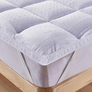 SUBZONAL-Surmatelas 140x190 cm, Microfibre 4 cm sur Matelas 2 Personnes, Ultra-Moelleux Respirant Hypoallerg&eacute;nique, Lavable 40&deg;C, 4 Coins &Eacute;lastiques, Clic Clac Canap&eacute; Lit, -TEX - Neuf