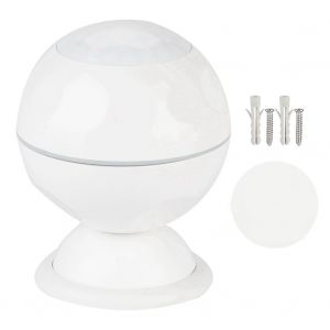 Capteur PIR WIFI intelligent, detecteur de mouvement infrarouge intelligent, fonctionne avec Alexa et Google Home - Neuf