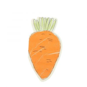 20 SERVIETTES PAPIER CAROTTE 20X38.5CM ORANGE - Neuf