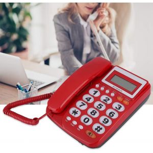 KALANKA-Ensemble d'extension Téléphone Filaire antibruit Telephone Fixe Haut Parleur avec répondeur, en Tant Que téléphone Fixe pour Calculatrice de Poche, Telefoni analogici - Neuf