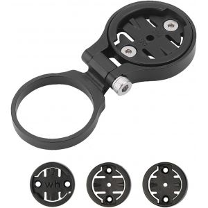 Mevronisshop-Support De V&eacute;lo Pour Garmin Edge, Wahoo Elemnt, Bryton, Cateye, Alliage D'aluminium, Support De Guidon R&eacute;glable (Noir) - Neuf