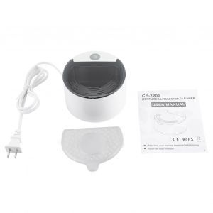 Hjlian Nettoyeur De Protheses Dentaires A Ultrasons, Appareil De Nettoyage De Protege-Dents (Prise Americaine 100-120 V) - Neuf