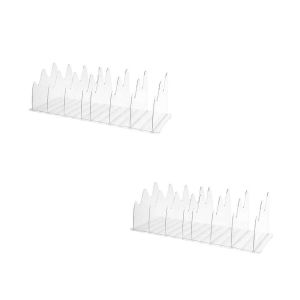 Organisateur de sac &agrave; main pour placard,organisateur de sac &agrave; main,paquet de 2 acrylique parent sac &agrave; main de stockage,r&eacute;glable Pur - Neuf