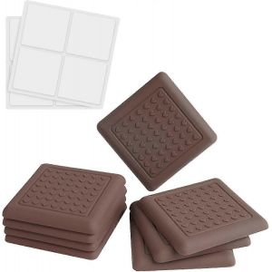 8 Pcs Antidérapants Meubles Coussinets Protecteurs De Sol,Coussinets De Gel De Silice Pour Pieds De Meubles,Dense - Neuf
