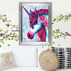 Kit De Broderie En Strass Fait A La Main, Peinture Au Point De Croix, Artisanat Pour Decoration Murale De Maison - Neuf
