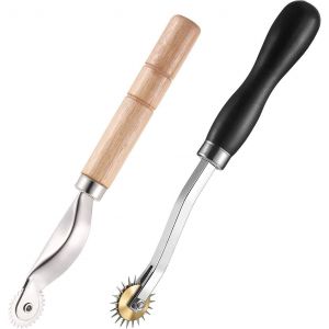 2 Pièces Traçage Roue Outils De Couture Aiguille Pointe Couture Roue Motif Roulette Outil Papier De Soie Ser - Neuf