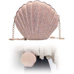RFCBC-Sac à paillettes pour femme, sac à paillettes pour femme, sac à main en coquillage diamant, sac à main en strass, sac à chaîne à paillettes, sac à main en coquillage, sac de soirée coquillage - Neuf