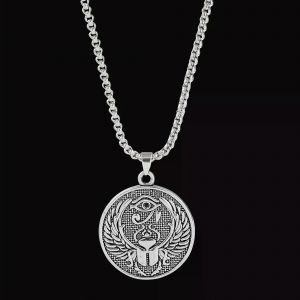Égypte Ancienne Soleil Oeil D'horus Pendentif Collier Pour Hommes Et Femmes Aigle Tête D'aigle Dieu Omniscient Oeil Amulette Bijoux Cadeau - Neuf