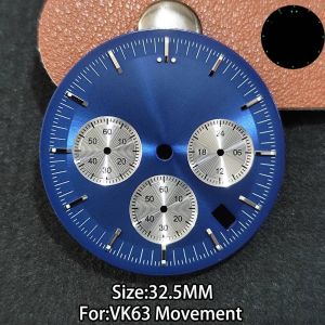 Bo&icirc;tier De Montre Vk63 Pour Bo&icirc;tier De Montre Vk63,Chronographe 39.7mm,Bracelet De Largeur 20mm,Cadran Vk63 32.5mm,Main Vk63,Mouvement Vk63.35. - Neuf