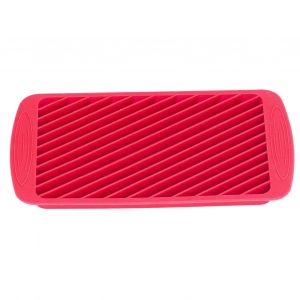 Hjlian Bac A Glacons 20 Compartiments En Silicone Serge, Bac A Glacons A Faire Soi-Meme, Fournitures De Cuisine Et De Menage, Rouge - Neuf