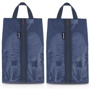 Nzqaf-Prezon Sac À Chaussures De Voyage En Maille Tpu Imperméable, Fermeture Éclair Ykk Robuste, Anti-Salissure, Organiseur De Chaussures, Sac À Chaussures Avec Fermeture Éclair - Neuf