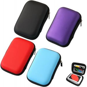 Loc-4 Pièces Playing Cards Box,Etui Pour Cartes À Jouer Humidité,Rangement Carry Pour Jeu De Cartes,Etui Rigide Avec Proche Filet,Convient Pour Les Cartes À Jouer,Les Câbles,Les Écouteurs,Hdd,Etc - Neuf