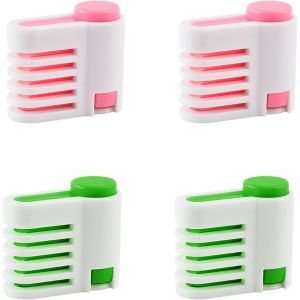 Trancheuse &agrave; G&acirc;teau &agrave; 5 Couches,Trancheuse Portative,Coupe-Pain R&eacute;glable,pour G&acirc;teaux,Pains,Toasts 2 Paires - Neuf