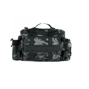 Sac De Rangement Pour Outils De P&ecirc;che, Sac Fourre-Tout Camouflage Pour Randonn&eacute;e, Camouflage Gris - Neuf