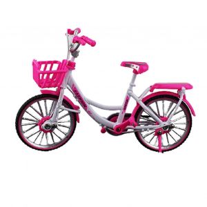 Miniature V&eacute;lo Mod&egrave;le Jouet Alliage Plastique Descente Mountain Bike Jouets Cadeaux Pour Gar&ccedil;ons - Rose - Neuf
