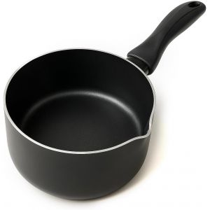 Kalanka-Ls Kithcen - Casserole De Cuisine Professionnel - Casserole À Lait Avec Bec Verseur - Aluminium - Revêtement Antiadhésif - Ø 16 Cm - Capacité 1l - Neuf