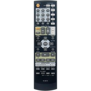 RC-681M Télécommande remplacée Convient pour Onkyo AV Receiver TX-SR575 TX-SR505 TX-SR505E TX-SR8550 HT-R550 HT-S4100 HT-S4100S HT-SR700S TX-SR304 TX-SR304S HT-CP807 HT-R508 HT-R550S - Neuf