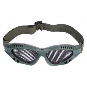 Lunettes De Jeu Cs De Protection Oculaire En Maille Métallique Avec Sangle Réglable (Vert Armée) - Neuf
