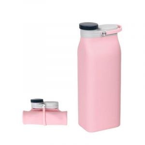 Bouteille D'eau Pliable L&eacute;g&egrave;re Et Pliable 600 Ml Grande Capacit&eacute; Pour Tasse De Sport De Voyage Avec Triple - Neuf