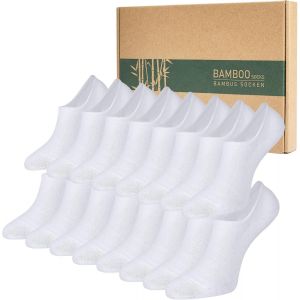 Kjakl-Lot De 8 Paires De Chaussettes De Sport Respirantes En Bambou Pour Homme Et Femme Cadeau Pour Homme Et Femme - Neuf