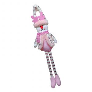 Poup&eacute;e de no&euml;l de la Porte de la Pendaison de D&eacute;coration pour Arbre de No&euml;l de la Porte Avant de l'&Eacute;tag&egrave;re Rideau Int&eacute;rieure et Ext&eacute;rieure de Vacances de D&eacute;coration Multicolore - Neuf