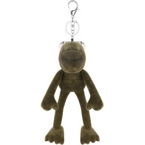 Porte-clés mignon en forme de grenouille, pour téléphone, dessin animé, pendentif pour sac à dos, accessoire de voiture, pendentif pour portefeuille, cadeau, poupée en peluche douce - Neuf