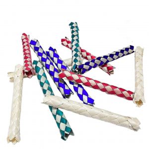 25 Pcs Pièges À Doigts Chinois Classique Bambou Piège À Doigts Oiseau Mâcher Jouet Cool Fête D'anniversaire Goodie Bag Stuffers (5 Couleurs - Neuf