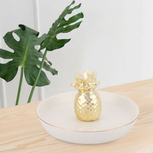 Hjlian Support A Bagues Pour Bijoux, Colliers, Bracelets, Presentoir, Decoration D'interieur, Dore - Neuf