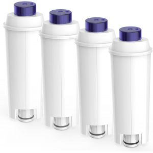 CMWS-4 Pièces Filtre Compatible avec Delonghi Magnifica s, Dinamica ECAM, ETAM, EC, BC Serie, Détartrant pour Delonghi, Cartouche de Filtre DLSC002 - Neuf