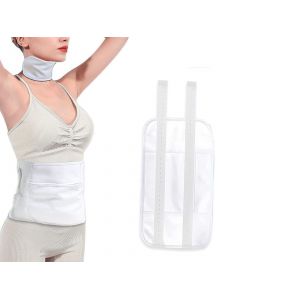 Kit De Paquet D'huile De Ricin De Ceinture D'enveloppe Réutilisable Pour Le Dissolvant De Toxine D'inflammation Blanc - Neuf