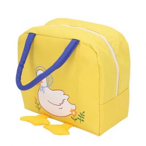 (YELLOW) Sac &agrave; D&eacute;jeuner Poign&eacute;e Robuste Isolation Thermique - Neuf