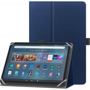 Étui Universel Pour 9-10.1"" Tablette Compatibile Fire Hd & Fire Hd 10 Plus Avec Support Et Dragonne Housse De Protection Pour 9""-10.1"" Samsung Lenovo Android Tablette-Bleu - Neuf