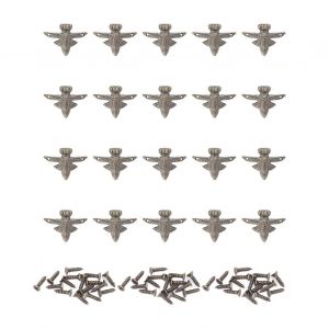 20 Ensemble Antique Bois Bo&icirc;te Pieds Jambes Bijoux Coffre Bo&icirc;te De Rangement Pieds Jambe Coin Protecteur Pour Meubles Quincaillerie Petite Taille - Neuf