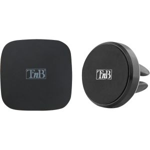 Support De T&eacute;l&eacute;phone Magn&eacute;tique, Ultra Compact, pour Grille D'A&eacute;ration, Support Universel, Discret, pour Tous Les T&eacute;l&eacute;phones, Qualit&eacute; Optimale, Compact, Robuste - Noir - Neuf