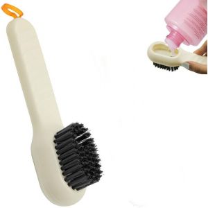 (Blanc) 1pc Rechargeable Brosse À Chaussures, Liquide De Nettoyage, Brosse À Chaussures, Brosses De Nettoyage, À Poils Doux Brosse De Nettoyage Pour La Maison, Salle De Bains, Cuisine - Neuf