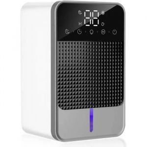 D&eacute;shumidificateur 1500ML Ultra Silencieux, Arr&ecirc;t Auto, LED 7 Couleurs, Compact pour Maison, Salle de Bain, Chambre. - Neuf