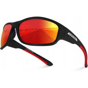 Lunettes De Soleil De Sport Polarisées Pour Homme Et Femme Cyclisme Course À Pied Golf Pêche Wrap Around Lunettes - Neuf