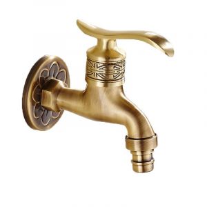 Robinet universel à filetage externe 4 points pour salle de bain et jardin - Neuf