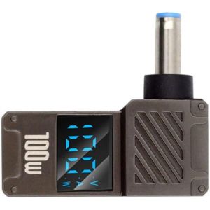 Usb-C Pd 65 W Ladung Typ-C-Eingang Auf Dc 4,5 X 3,0 Mm Hohlstecker, Smart-Led-Anzeige, 100 W Ausgang, 20 V 5 A Ladeanschluss, Kompatibel Mit Hp Laptop[Cha8222283] - Neuf