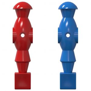 vidaXL Joueurs de table de football 22 pcs Bleu et Rouge - Neuf