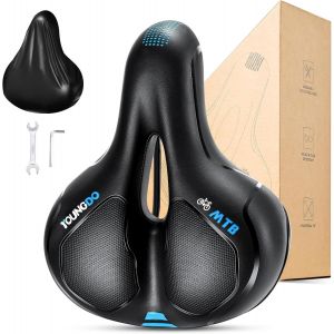 Selle Confortable,Selle Vélo Gel Ergonomique Avec Boule D'amortisseur À Double Ressort,Siège De Vélo Pour Bicyclette Vtt Vélos De Montagne Pliants.[E96] - Neuf