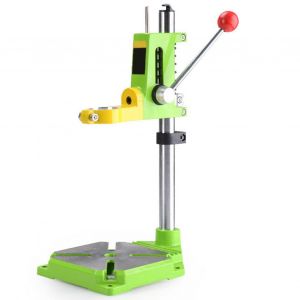 XYONG Support de perceuse electrique rotatif a 360 degres, hauteur reglable, mini perceuse d'etabli, support de serrage - Neuf