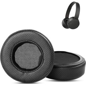 KAL-Respirant Coussinets De Remplacement Compatible Avec Sony Mdr-Zx220Bt Mdr Zx220Bt Zx 220 Bt Headphone Coussinets D'Oreille (Cuir Prot&eacute;in&eacute; Perfor&eacute;/Mousse &Agrave; M&eacute;moire De Forme) - Neuf