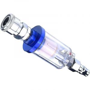 Filtre séparateur d'eau professionnel pour compresseur, filtre régulateur d'air comprimé 1/4 pour pistolet à peinture à compresseur d'air - Neuf