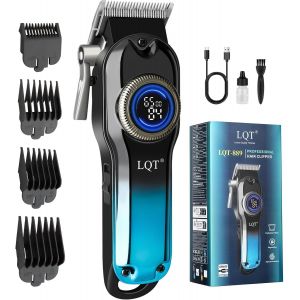 Tondeuse &Agrave; Cheveux Professionnelle Pour Homme Et Corps Et Kit De Toilettage Sans Fil Avec &Eacute;cran Led Z&eacute;ro Espace - Neuf