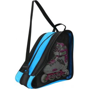 Sac de Patinage &agrave; roulettes, Sac Roller 39 * 28 * 40cm Sac pour Patins &agrave; Glace, avec Bandouli&egrave;re R&eacute;glable, Sac de Transport pour Patins &agrave; roulettes Skate Bag pour Femmes Hommes (Bleu) - Neuf